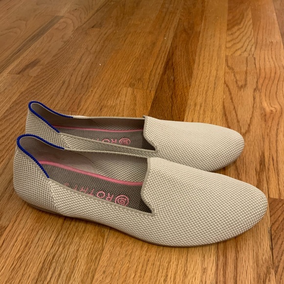 rothys linen loafer